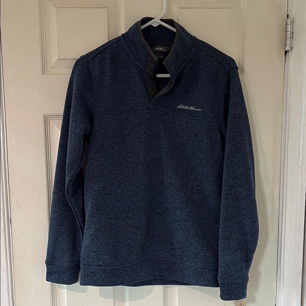 Eddie Bauer Men's Radiator Fleece Snap Mock Pullover